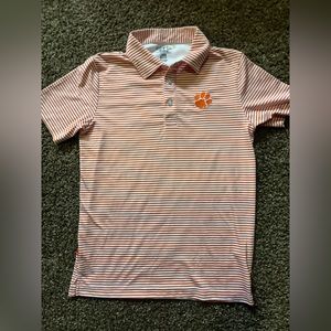 Boys Clemson dri-fit Garb Polo size Large